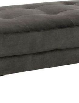 TRENDMANUFAKTUR Polsterhocker Luzi, Polsterhocker, moderner Fußhocker, passend zur Serie, extra hohe Metallfüße, 125 x 42x 72 cm