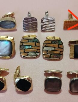 Manschettenknöpfe 7 Paar verschiedene - Kerken