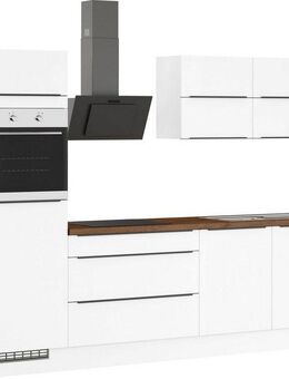 IMPULS KÜCHEN Küchenzeile "Toledo", Ausrichtung wählbar, Schubkästen mit Soft-Close, vormontiert, wahlweise mit E-Geräten, Breite 280 cm