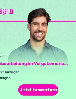 Sachbearbeitung im Vergabemanagement (m/w/d) Kommunaler Einkauf - Nürtingen