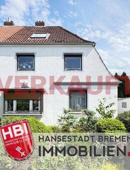 Findorff / Charmante Doppelhaushälfte mit großzügigem Garten und Garage - Bremen
