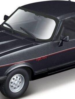 Bburago Sammlerauto Ford Capri, schwarz, Maßstab 1:24