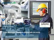 Sales Manager Photonic Materials (m/w/d) - Jena