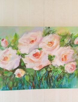 Acryl Bild "Rosen Strauß" - Celle