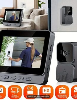 Kabellose Video-Türklingel mit Intercom – Komfort und Sicherheit ohne App! - Wuppertal
