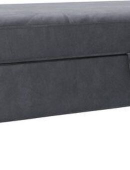 Dorel Home Stauraumhocker Hartford, Polsterhocker mit Stauraum, frei im Raum stellbar, Sitzhöhe 43 cm