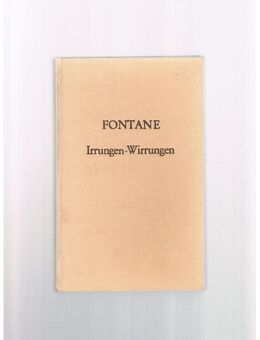 Irrungen-Wirrungen,Theodor Fontane,Atlas Verlag - Linnich