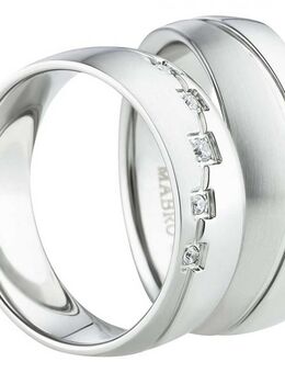 Partnerringe Edelstahl mit Glanzkante AB1470-AB1471 - Aholming