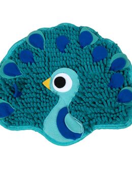 TIAKI Schnüffelmatte Pfau - L 36 x B 31 x H 1 cm