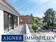 AIGNER - Penthouse in Architektenhaus: Erstbezug mit Grünblick und Traum-Terrasse - München