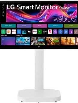 LG 32U889SA 31,5 Zoll 4K-UHD IPS-Smart Monitor LED-Monitor (80 cm/32 ", 3840 x 2160 px, 4K Ultra HD, 5 ms Reaktionszeit, 60 Hz, IPS, mit Touchscreen und Standfuß mit Rollen)