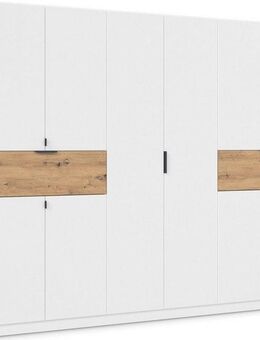 rauch Drehtürenschrank Kleiderschrank Schrank Garderobe Wäscheschrank TICAO (Schubladen in der Höhe variabel positionierbar) mit 2 geräumigen Schubladen, viel Stauraum MADE IN GERMANY