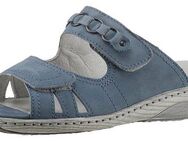 Waldläufer GARDA Pantolette, Keilabsatz, Sommerschuh, Schlappen mit Schmuckapplikation, Weite G