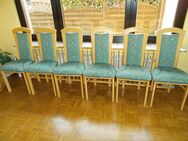 6x Stühle gepolstert Polsterstühle Esszimmerstühle Holz massiv Massivholz aus Wohnungsauflösung - Haltern (See) Zentrum
