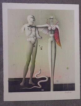 Paul Wunderlich,  Lithographie - Mönchengladbach