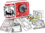Vtech® KidiZoom Print Cam, rot Kinderkamera (5 MP, 5 MP, mit eingebautem Thermodrucker)