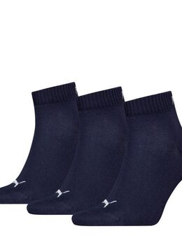 PUMA Kurzsocken (3-Paar) Atmungsaktiv, Rippenbündchen, weiche Baumwollmischung