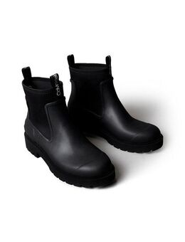 Calvin Klein Jeans COMBAT RAIN BOOT Chelseaboots Stiefelette, Schlupfboots, Rainboots, Profilsohle, mit Anziehlasche