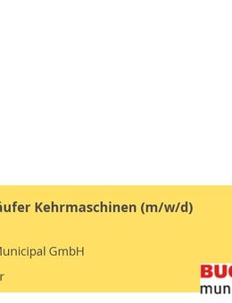Juniorverkäufer Kehrmaschinen (m/w/d) - Hannover