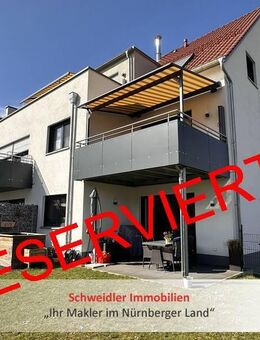 Gartentraum! TOP moderne 3+2-Zimmer-ETW mit 139 m² Gesamtfläche (!) in herrlicher Lage von Hersbruck - Hersbruck