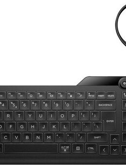 HP 400 Backlit Wired Keyboard Tastatur