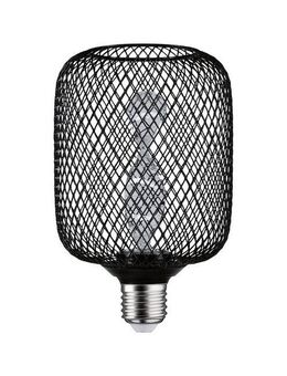 Paulmann LED-Leuchtmittel Metallic Glow Zyl schwarz Helix 110lm 3,5W 1800K 230V