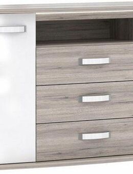 FORTE Kombikommode Rondino, mit LED-Spot