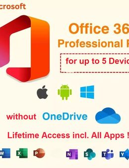 Office 365 Professional Plus ✅ lebenslange Nutzung auf bis zu 5 Geräten Windows/Mac/Android/Tablet ✅ Kein Abo ✅ einmal Zahlung !!! TOP - Bernau (Berlin)