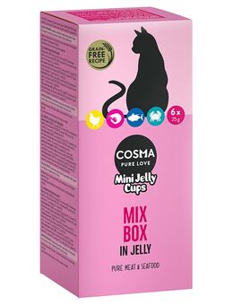 Sparpaket Cosma Mini Jelly Cups 12 x 25 g - Mix