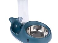 TIAKI Futter- und Wasserspender Kleiner Wal - 350 ml Futter, 500 ml Wasser