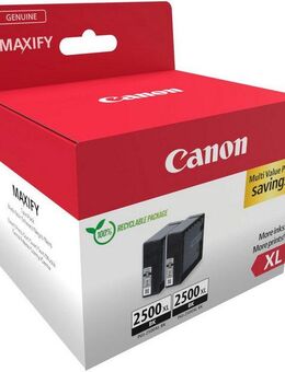 Canon PGI-2500XL BK Twin Pack Tintenpatrone (Packung, 2-tlg)
