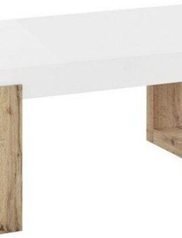 INOSIGN Couchtisch Solid, hochglanzfarbener weißer Tischplatte, in zwei unterschiedlichen Größen