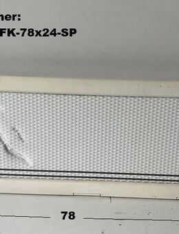 LMC Wohnwagen Staufachklappe ca 78 x 34 (für Ausschnitt 74,5 x 29,5) ohne Schlüssel gebr (zB LMC Favorit 530 K BJ06) (Stauraumklappe, Serviceklappe) Sonderpreis - Schotten Zentrum