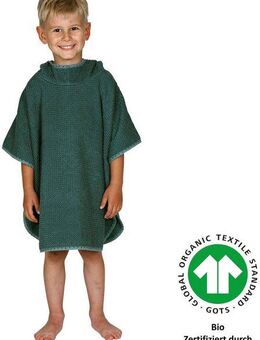 Wörner Badeponcho at home, Baumwoll-Webfrottier, Kapuze, ohne, Biobaumwolle, maschinenwaschbar, trocknergeeignet