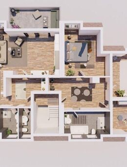 Charmante 5,5 Zimmerwohnung - Dachgeschosswohnung mit Loggia - Gelsenkirchen