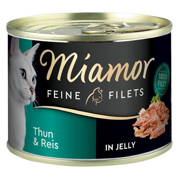 Sparpaket Miamor Feine Filets 12 x 185 g - Mixpaket (4 Sorten) - 