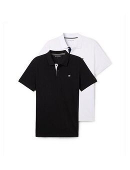 TOM TAILOR Poloshirt (Packung, 2-tlg) im Doppelpack