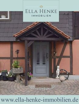 Für ein Pärchen: Romantischer Resthof mit schönem Garten, Partyscheune + PV-Anlage... - Osterwieck