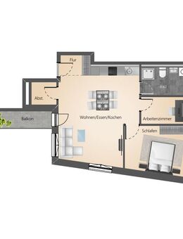 Schöne 3-Zimmer Wohnung - Überlingen