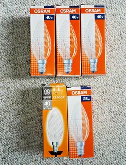 Glühlampen - E14 - klassisch - für Kron- oder Wandleuchter - BW CL-Typ - NEU & unbenutzt in OVP - Hannover