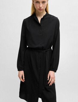 BOSS ORANGE Blusenkleid Deborah Premium Damenmode mit Bindeband