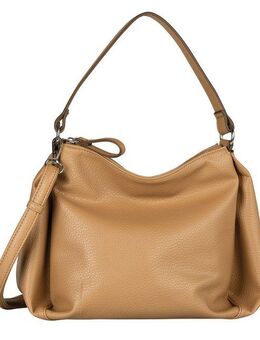 TOM TAILOR Umhängetasche Cassia, leicht genarbtes Lederimitat mit ausgefeiltem Schnitt für viel Volumen