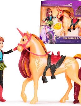Spin Master Anziehpuppe Unicorn Academy Valentina und Einhorn Cinder Set