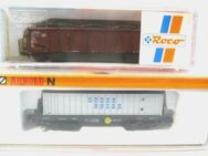 Arnold Roco N Güterzug Containerwagen Hochbordwagen beladen mit OVP TOP - Amberg Zentrum