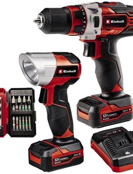 Einhell Akku-Bohrschrauber TE-CD 12/1 Li +22+CL (2x2.0Ah), max. 1400 U/min, (Set), inkl. 2 Akkus und Ladegerät