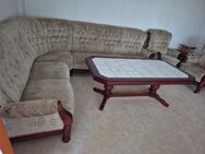 Wohnzimmer-Set Mahagoni gefärbt - Fürstenzell