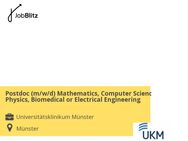 Postdoc (m/w/d) Mathematics, Computer Science, Physics, Biomedical or Electrical Engineering - Münster