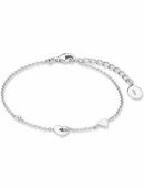 s.Oliver Silberarmband Herz, mit Zirkonia (synth) in 00000