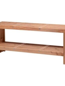 Dobar Gartenbank mit Staufach für Kaminholz Freja Holzbank #29109 - Birkenfeld (Baden-Württemberg)