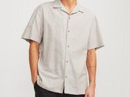 Jack & Jones Kurzarmhemd JJESUMMER RESORT LINEN BLEND SHIRT SS SN